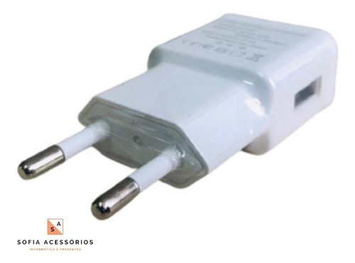 Carregador Fonte Usb Tomada 2.1a Bivolt Celular H'maston