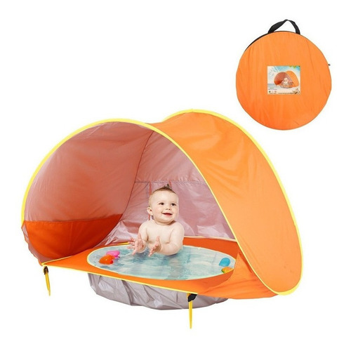 Carpa De Playa Para Juguetes De Bebé Con Piscina 2022 U