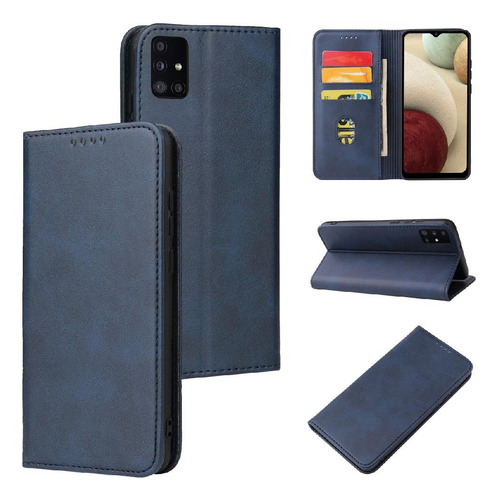 Funda Para Samsung Galaxy M30s/m21 Cuero Folio Flip Caso