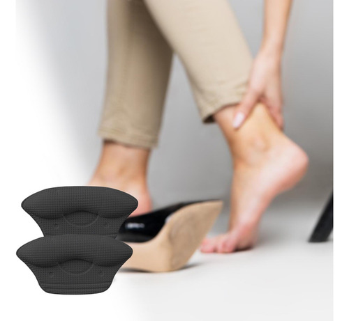 Paquete De 3-4 Almohadillas De Talón Para Zapatos Grandes,