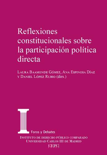 Reflexiones Constitucionales Sobre La Participacion Politica