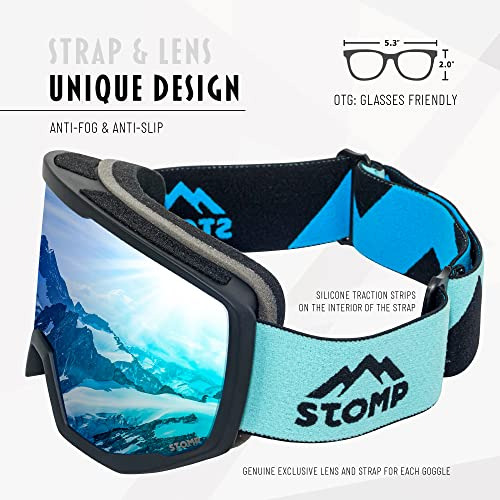 Ski/snowboarding Goggles 100% Uv400 Protection Replacea...