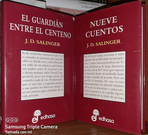 El Guardián Entre El Centeno + Nueve Cuentos - J.d. Salinger