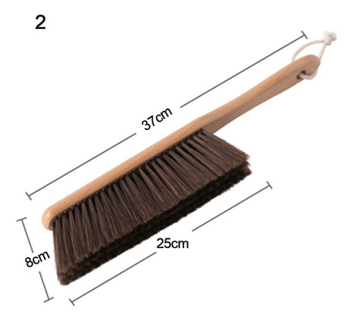 Fabricado En Madera Natural.cepillo Limpieza Antiestático.