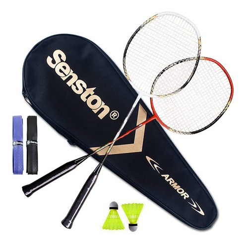 Senston  Juego De 2 Raquetas De Bdminton Para 2 Jugadores, R