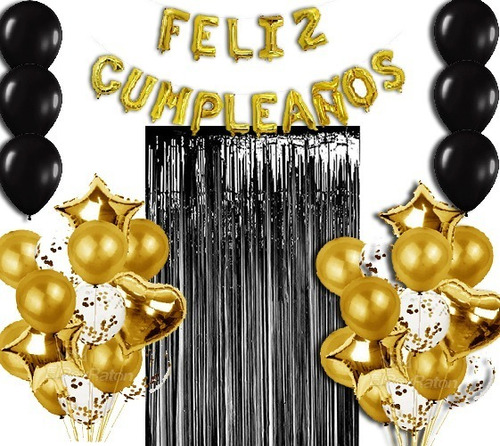 Kit Feliz Cumpleaños Globos