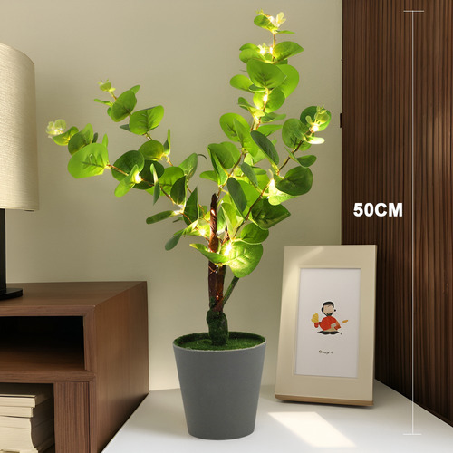 Planta Artificial Con Luces Para Decoración De Sala De Bodas