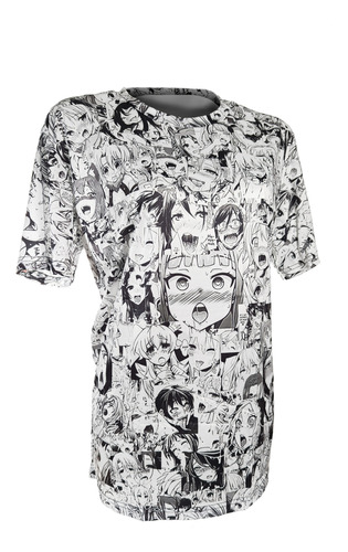 Camiseta Anime Ahegao Otaku Hentai 