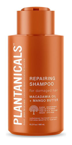 Plantanicals Aceite De Macadamia Y Mango Shampoo Reparador 4