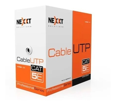 Nexxt Bobina De Cable Utp Cat.5e 4 Pares 24awg Ab355nxt01 Gs