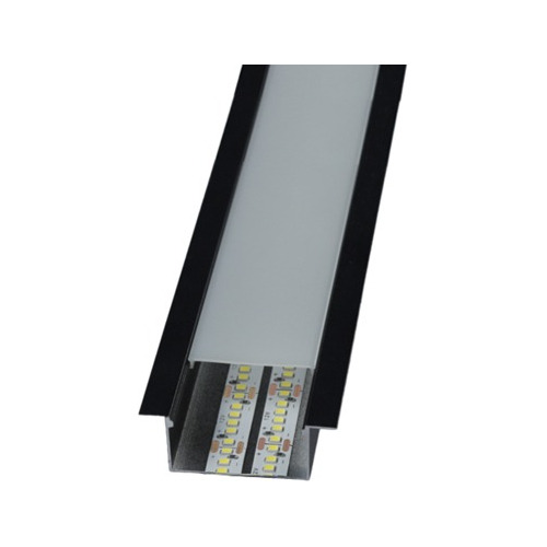 15 Kit Perfil Embutir 3m 50x20 + Fita 240 Leds Dupla + Fonte