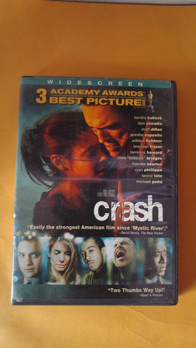 Crash Movie Import Sandra Bullock Brendan Fraser Dvd