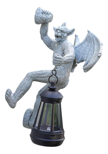 Estatua De Jardín De Esculturas De Gárgola Con Gris