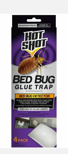 Hot Shot Bed Bug Glue Trap Chinches De Cama Americano