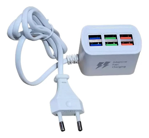 Zapatilla Alargue 6 Usb 3.1a Car7182 Usb