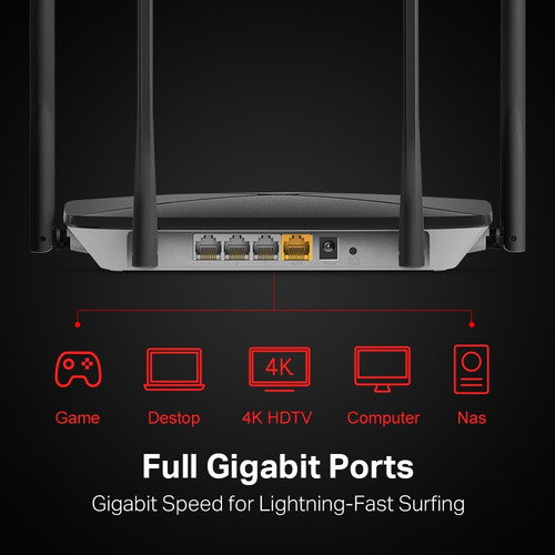 Router Mercusys Ac12g Ac1300 Gigabit