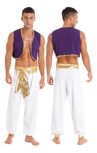 Disfraz De Príncipe De Halloween De Aladin, Mítico Carnaval,