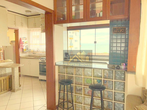 Imagem 5 de 18 de Cobertura Com 3 Dormitórios E Linda Vista Do Mar À Venda, 172 M² Por R$ 1.100.000 - Canasvieiras - Florianópolis/sc - Co0006