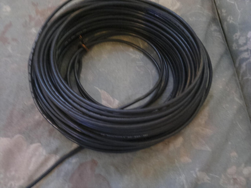 Cable Thw10 Por  5 Metros  Color Negro