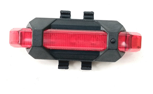 Kit Luces De Bicicleta Delantera Y Trasera Usb Recargable Rojo Y Blanco