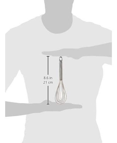 Batidor Plano De Silicona Esmerilado 20 Cm