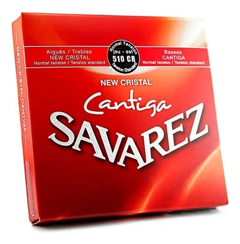 Encordoamento Violão Nylon Savarez New Cristal Cantiga 510cr