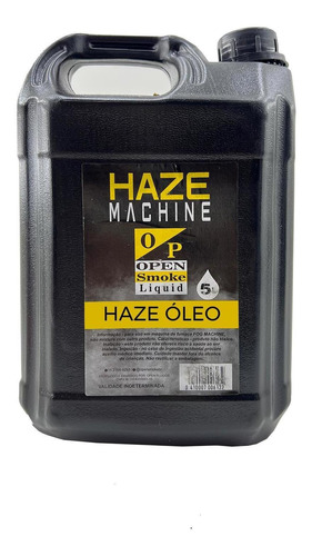 Liquido Base De Oleo Para Haze Open Smoke 5 Litros