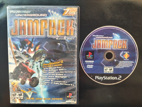 Jampack Summer 2001 Ps2 Playstation 2 Original Demos & Video