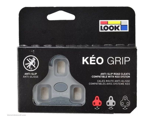 Taco Pedal Speed Look Keo Grip Cinza Float 4.5º Taquinho