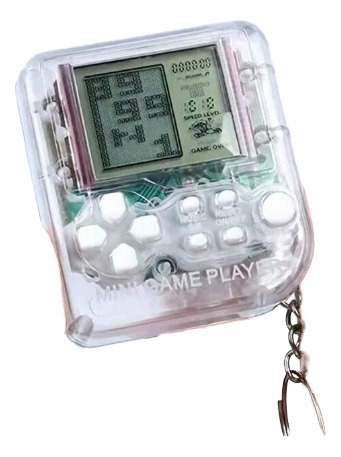 Llavero Mini Videojuego Arcade 99 Juegos Transparentegm