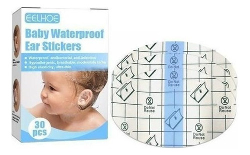 2x 30 X Water Ear Stickers For Babies And