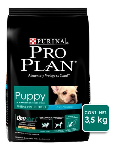 Purina Pro Plan Puppy Con Optistart Small Breed - 3.5 Kg