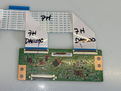 7h) Tarjeta T-con Daewoo Daw43fsf - Ccpd-tc425-003