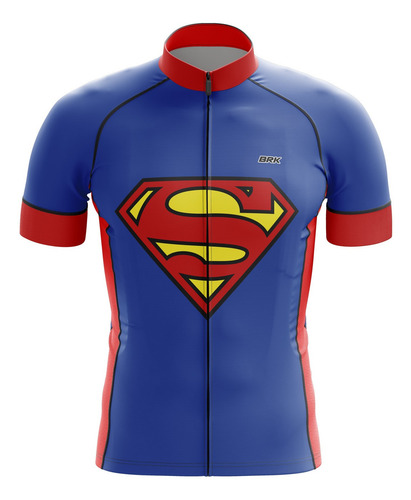 Imagem 1 de 3 de Camiseta Ciclismo Brk Superman Com Fpu 50+
