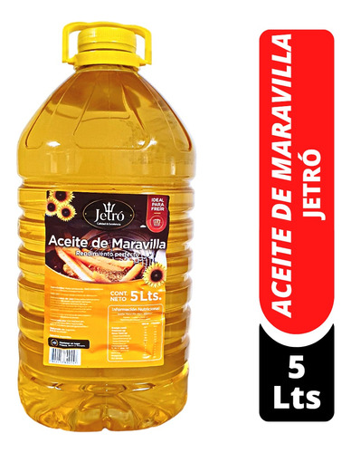 Aceite Premium Jetró 100% Maravilla 5lts Todo Uso!!!