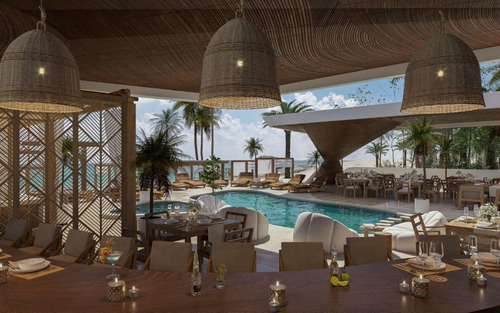 Condominio Con Vista A La Laguna, Piscina, Club De Playa En