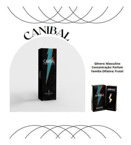 Perfume Canibal para hombre 15 ml - Moments Paris