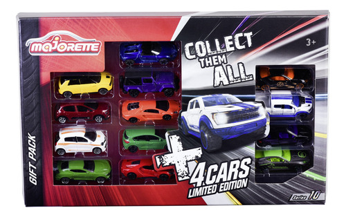 Majorette - Gift Pack: 9 Street Cars  + 4 Limited Edition. 