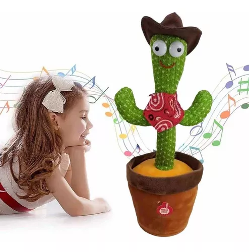 Juguete Cactus Bailarín Repite Lo Que Dices Juguete Peluche