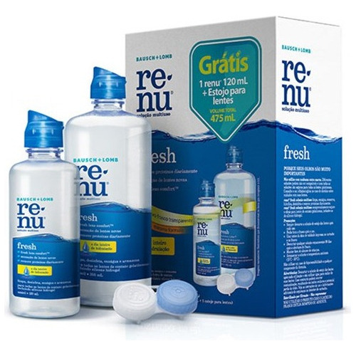 Renu Fresh 475 Ml - Solução Para Lentes De Contato