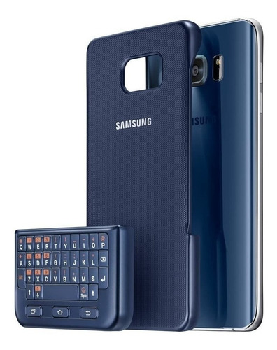 Case Samsung Keyboard Cover Para Galaxy Note5 Azul