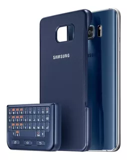 Case Samsung Keyboard Cover Para Galaxy Note 5 Azul