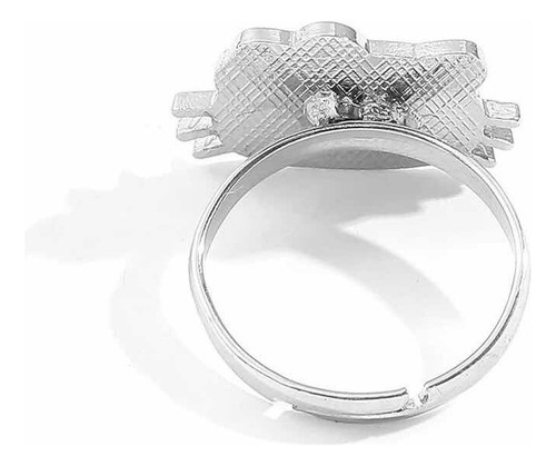 P F Anillo Importado Hello Kitty Ajustable Niñas O