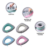 Comprar Pack5 Cubierta De Aro Para Inodoros Extendible Multicolor