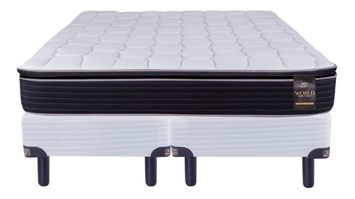 Colchon + Sommier 2 1/2 Queen King Koil Finesse 160x200 Off