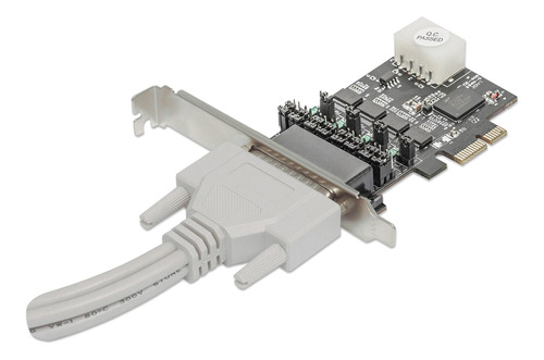 Tarjeta Controladora Manhattan 153584 4 Puertos Serial Pci E