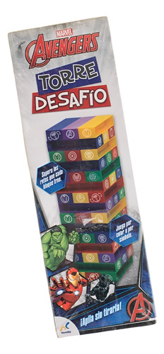 Jenga / Torre De Equilibrio Didáctica Torre Extrema Avengers