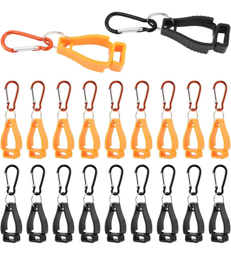 20 Pcs Glove Clips For Work Glove Holders, Glove Holder Clip