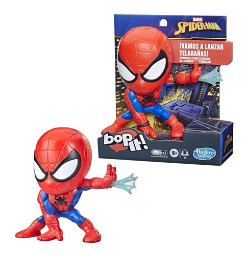 Bop It! Spiderman Marvel Hasbro Gaming Idioma Español