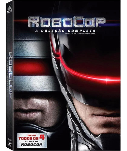 Dvd Box Coleção Robocop 4 Filmes Dublados - Português Br